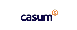 Logotipo Casum (Empresa participada de Homes Experience Group)
